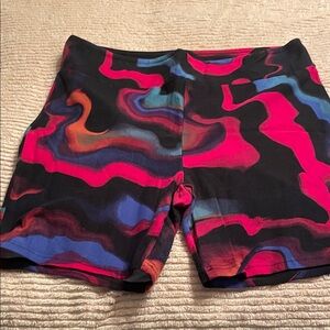 LuLaRoe Multicolor Abstract Shorts